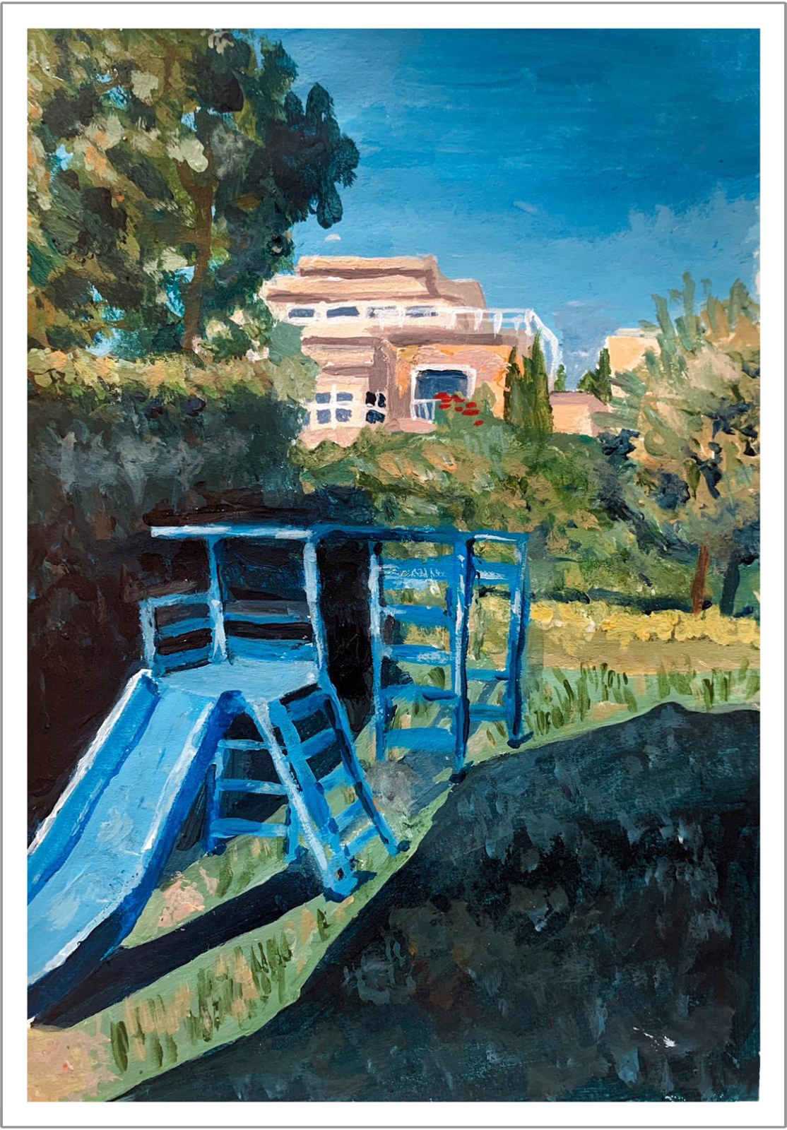 Blue Swing [Art Print]